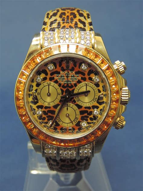 rolex daytona leopard price